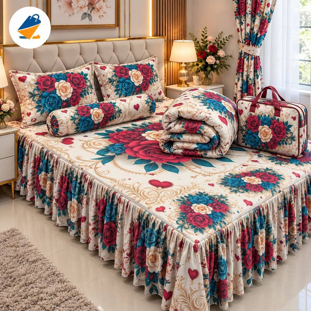 Water Proof China Premium 3D Design Bed Sheet